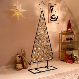 Action Metalen kerstboom - zwart aanbieding