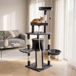 Action Krabpaal voor katten met sisal - grijs aanbieding