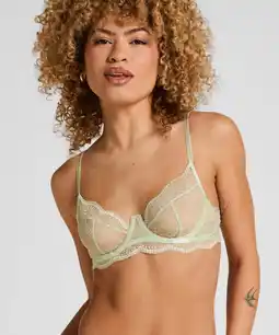 Hunkemoller Hunkemöller Niet-voorgevormde beugel bh Isabelle Groen aanbieding