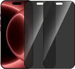 Coolblue BlueBuilt iPhone 18 Pro Max Privacy Filter Screenprotector Glas Duo Pack aanbieding