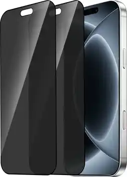Coolblue BlueBuilt iPhone 18 Pro Privacy Filter Screenprotector Glas Duo Pack aanbieding