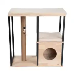 Zooplus Designed by Lotte Krabpaal van hout Nala M naturel / zwart kat aanbieding