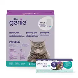 Zooplus 11 kg + EasyRoll navulcassette Litter Genie kattenbakvulling premium sensitive aanbieding
