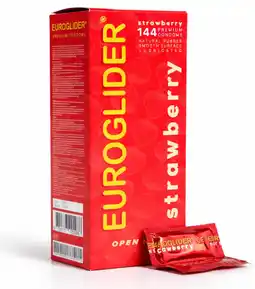 De Online Drogist Euroglider Condooms Aardbeiensmaak aanbieding