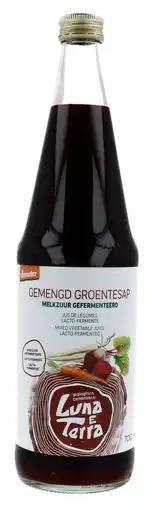 De Online Drogist LunaeTerra Gemengd Groentesap Melkzuur Gefermenteerd 700ML aanbieding