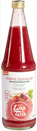 De Online Drogist LunaeTerra Groente Cocktailsap Melkzuur Gefermenteerd 700ML aanbieding