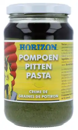 De Online Drogist Horizon Pompoenpittenpasta 350GR aanbieding