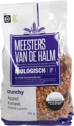 De Online Drogist De Halm Crunchy Appel Kaneel 450GR aanbieding