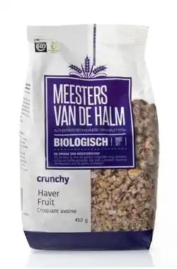 De Online Drogist De Halm Havercrunchy Fruit Biologisch 450GR aanbieding