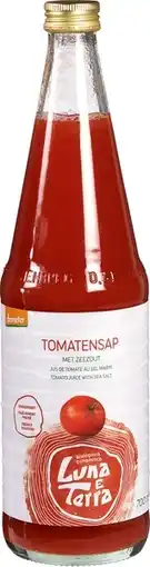 De Online Drogist LunaeTerra Tomatensap met Zeezout 700ML aanbieding