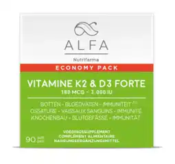 De Online Drogist Alfa Vitamine K2 & D3 Forte 90SG aanbieding