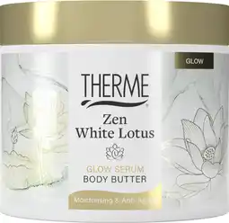 De Online Drogist Therme Zen White Lotus Glow Serum Body Butter 225GR aanbieding