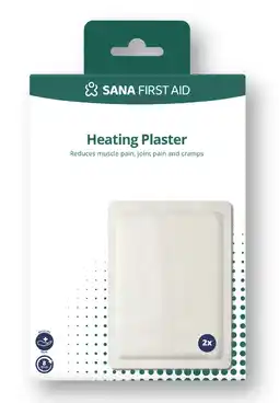 De Online Drogist Sana First Aid Warmtepleister 2ST aanbieding