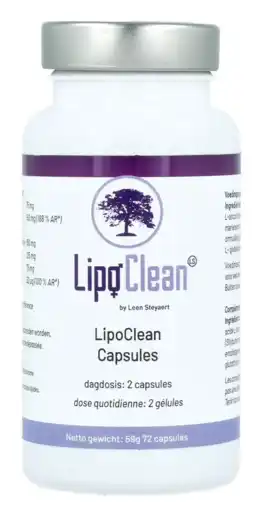 De Online Drogist by Leen Steyaert LipoClean Capsules 72CP aanbieding