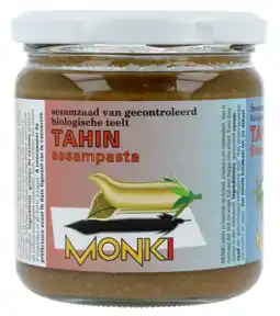 De Online Drogist Monki Tahin Zonder Zout 330GR aanbieding