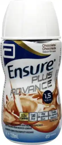 De Online Drogist Abbott Ensure Plus Advance Chocolade 220ML aanbieding