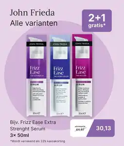 De Online Drogist John Frieda Frizz Ease aanbieding