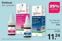 De Online Drogist Similasan Droge Ogen aanbieding