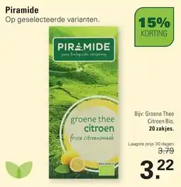 De Online Drogist Piramide groene thee citroen aanbieding