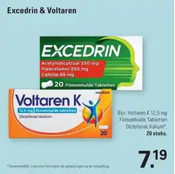 De Online Drogist Excedrin & Voltaren aanbieding