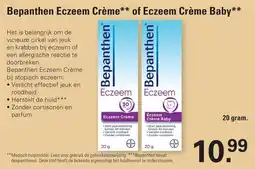 De Online Drogist Bepanthen Eczeem Crème of Eczeem Crème Baby aanbieding