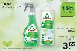 De Online Drogist Frosch Anti-Kalk Vinegar aanbieding