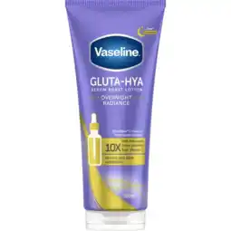 De Online Drogist Vaseline Gluta-Hya Overnight Radiance Serum Burst Lotion 200ML aanbieding