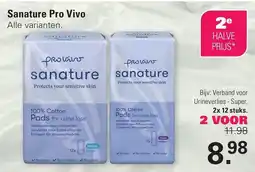 De Online Drogist Sanature Pro Vivo aanbieding