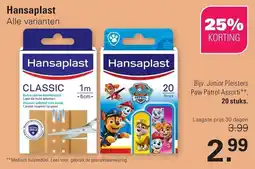 De Online Drogist Hansaplast aanbieding