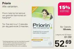 De Online Drogist Priorin aanbieding