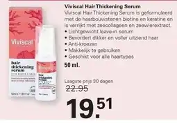 De Online Drogist Viviscal hair thickening serum aanbieding