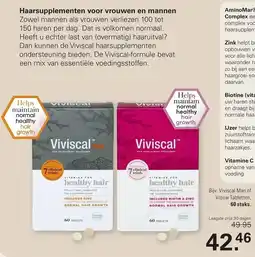 De Online Drogist Viviscal man of vrouw tabletten aanbieding