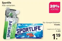 De Online Drogist Sportlife Smashmint aanbieding