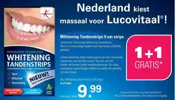De Online Drogist Lucovitaal Whitening Tandenstrips aanbieding