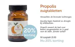 De Rode Pilaren Propolis zuigtabletten aanbieding