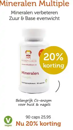 De Rode Pilaren Rodepilaren Mineralen Multiple aanbieding
