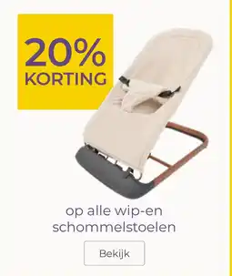 Prenatal wip-en schommelstoelen aanbieding
