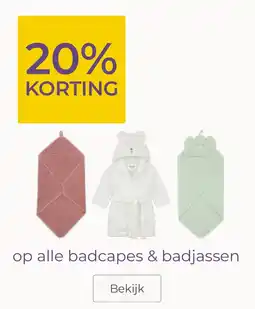 Prenatal badcapes & badjassen aanbieding