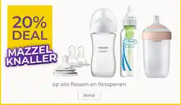 Prenatal op alle flessen en flesspenen aanbieding
