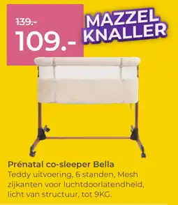 Prenatal Mazzel knaller Prénatal co-sleeper Bella aanbieding