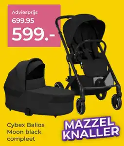 Prenatal Cybex Balios Moon black compleet aanbieding