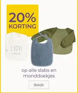 Prenatal slabs en monddoekjes aanbieding