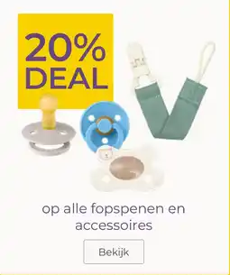 Prenatal op alle fopspenen en accessoires aanbieding