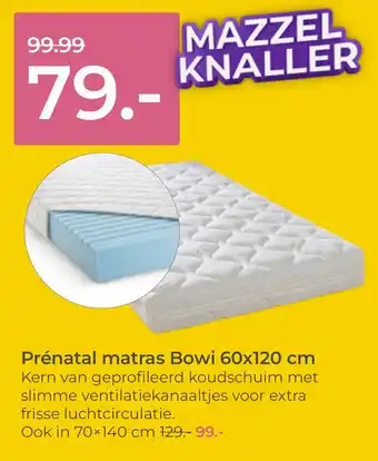 Prenatal Prénatal matras Bowi aanbieding