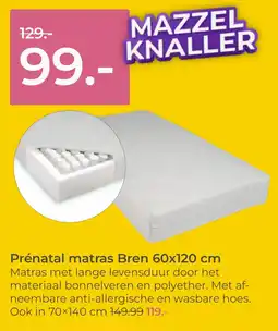 Prenatal Prénatal matras Bren aanbieding