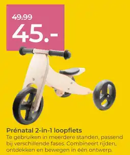 Prenatal Prénatal 2-in-1 loopfiets aanbieding