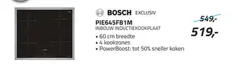 Obbink Bosch pie645fb1m inbouw inductiekookplaat aanbieding