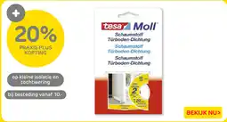Praxis tesa Moll Schaumstoff Türboden-Dichtung aanbieding