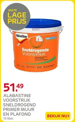 Praxis Alabastine sneldrogende voorstrijk aanbieding