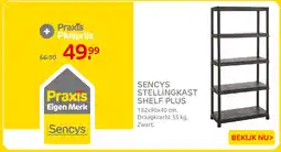 Praxis Sencys stellingkast shelf plus aanbieding